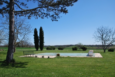 Magnificent stone country house with two gites, swimming pool, barn and 27ha