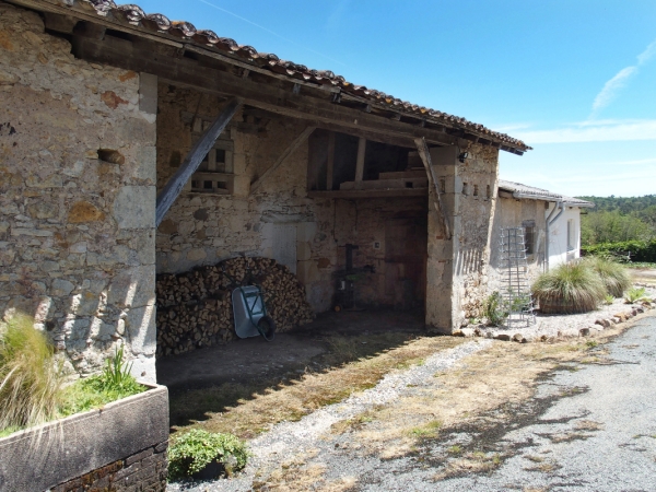 Restored farm in the middle of nature